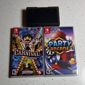 Carnival Games & Party Arcade for Nintendo Switch with game case for 24 games